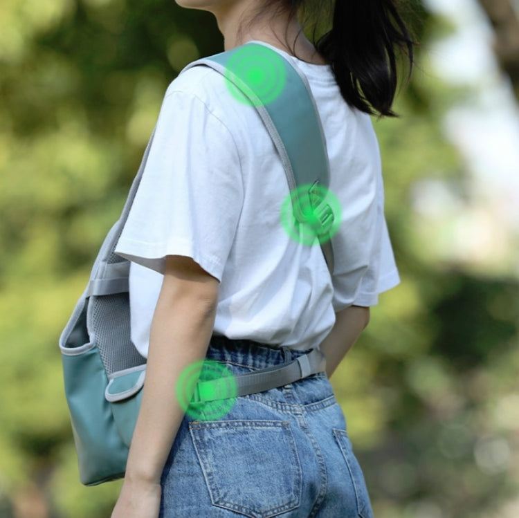 TAILUP Pets Carry Out Shoulder Bag Convenient Foldable Leather Chest Bag, Specification: M(Jean Blue) - Pet Storages & Bags by PMC TechLife | Online Shopping South Africa | PMC TechLife | Buy Now Pay Later Mobicred