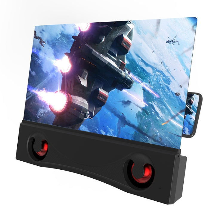 F12 12 inch Dual Speakers Phone Eye Protection Screen Amplifier - Screen Magnifier by PMC TechLife | Online Shopping South Africa | PMC TechLife