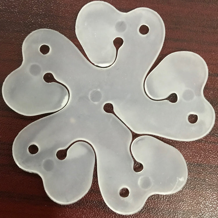 50 PCS Flower Balloons Decoration Accessories Plum Clip Birthday Wedding Party Plastic Balloon Clip - Balloons by PMC TechLife | Online Shopping South Africa | PMC TechLife