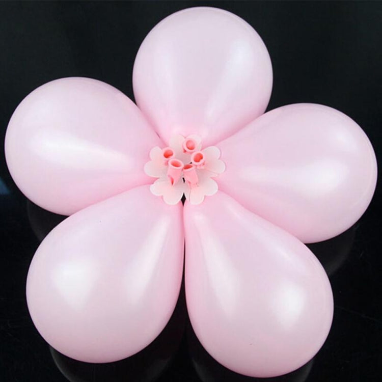 50 PCS Flower Balloons Decoration Accessories Plum Clip Birthday Wedding Party Plastic Balloon Clip - Balloons by PMC TechLife | Online Shopping South Africa | PMC TechLife