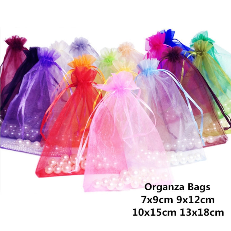 100 PCS Organza Gift Bags Jewelry Packaging Bag Wedding Party Decoration, Size: 7x9cm(D13 Light Purple) - free shipping - PMC TechLife - Order now!