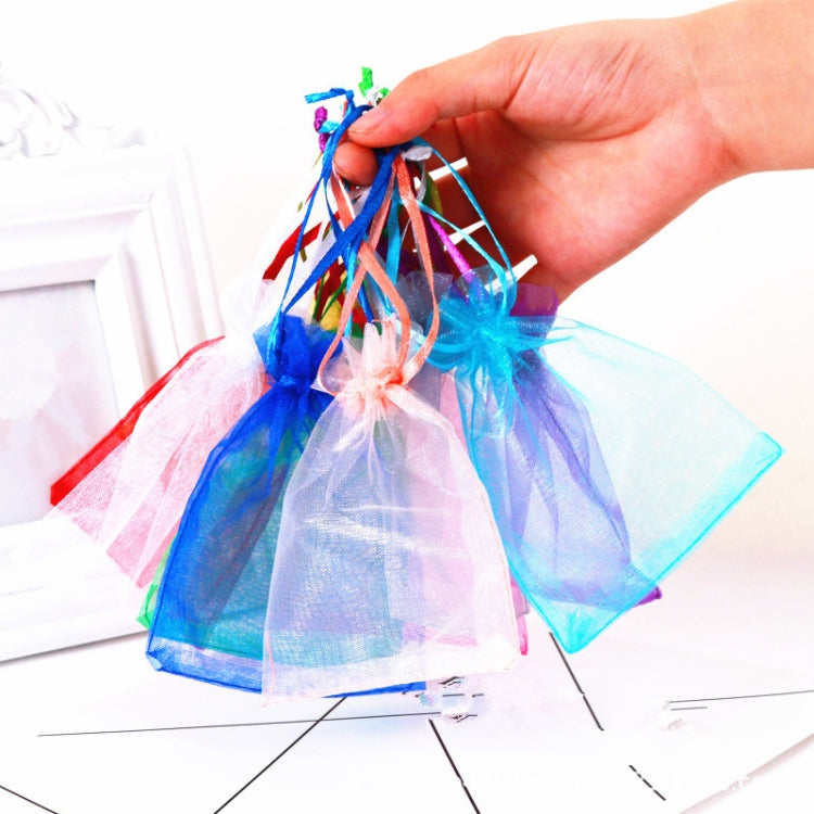 100 PCS Organza Gift Bags Jewelry Packaging Bag Wedding Party Decoration, Size: 7x9cm(D13 Light Purple) - free shipping - PMC TechLife - Order now!