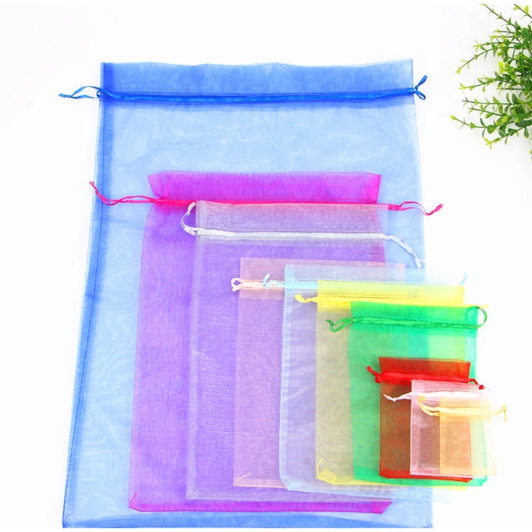 100 PCS Organza Gift Bags Jewelry Packaging Bag Wedding Party Decoration, Size: 7x9cm(D13 Light Purple) - free shipping - PMC TechLife - Order now!