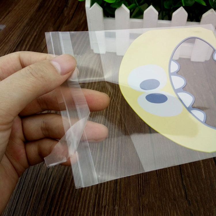 100 PCS Cute Big Teech Mouth Monster Plastic Bag Wedding Birthday Cookie Candy Gift OPP Packaging Bags, Gift Bag Size:10x10cm(Yellow) - free shipping - PMC TechLife - Order now!