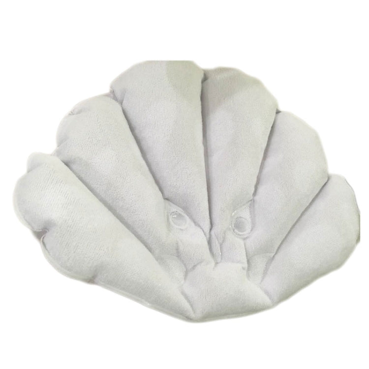 Shell Shaped Soft Bathroom Pillow Home Comfortable Spa Inflatable Bathtub Cushion, Random Color Delivery - Bath Pillows by PMC TechLife | Online Shopping South Africa | PMC TechLife