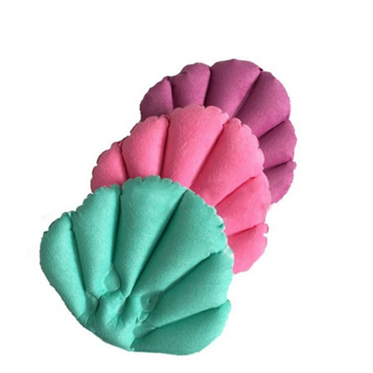 Shell Shaped Soft Bathroom Pillow Home Comfortable Spa Inflatable Bathtub Cushion, Random Color Delivery - Bath Pillows by PMC TechLife | Online Shopping South Africa | PMC TechLife