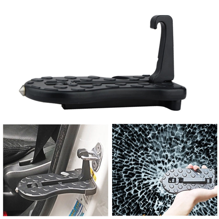 Car Doorstep Vehicle Rooftop Roof Rack Assistance Easy Install The Door Step Hooked On Car Truck SUV Portable Safety Hammer - Emergency Hammer by PMC TechLife | Online Shopping South Africa | PMC TechLife