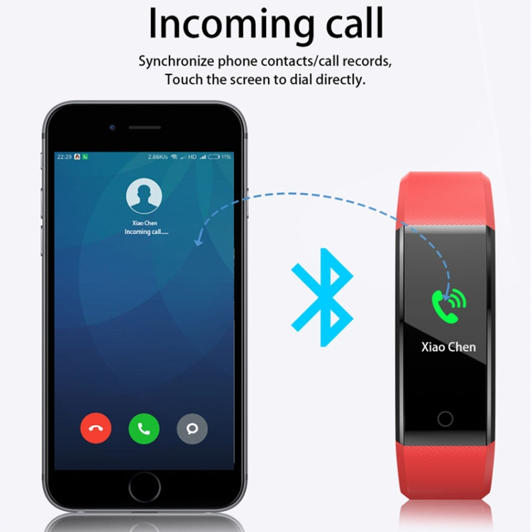 ID115 Plus Smart Bracelet Fitness Heart Rate Monitor Blood Pressure Pedometer Health Running Sports SmartWatch for IOS Android(dark blue) - Smart Wristbands by PMC TechLife | Online Shopping South Africa | PMC TechLife | Buy Now Pay Later Mobicred