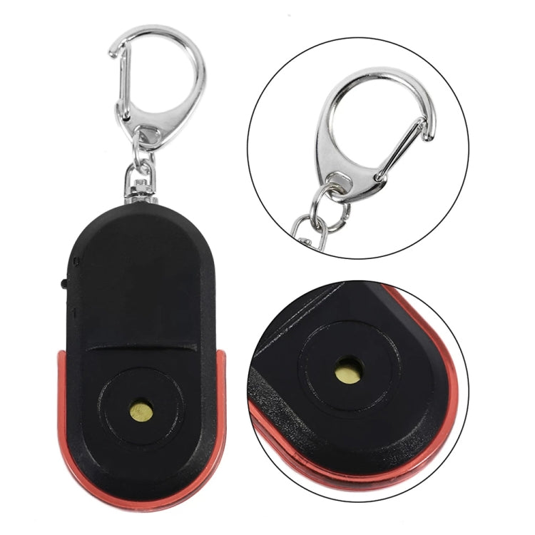5 PCS Portable Anti-Lost Alarm Key Finder Wireless Whistle Sound LED Light Locator Finder(Red) - Anti-lost Alarm by PMC TechLife | Online Shopping South Africa | PMC TechLife