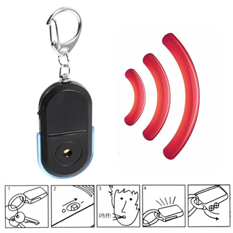 5 PCS Portable Anti-Lost Alarm Key Finder Wireless Whistle Sound LED Light Locator Finder(Red) - Anti-lost Alarm by PMC TechLife | Online Shopping South Africa | PMC TechLife