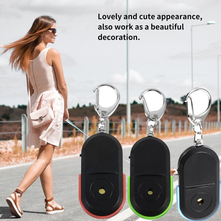 5 PCS Portable Anti-Lost Alarm Key Finder Wireless Whistle Sound LED Light Locator Finder(Red) - Anti-lost Alarm by PMC TechLife | Online Shopping South Africa | PMC TechLife