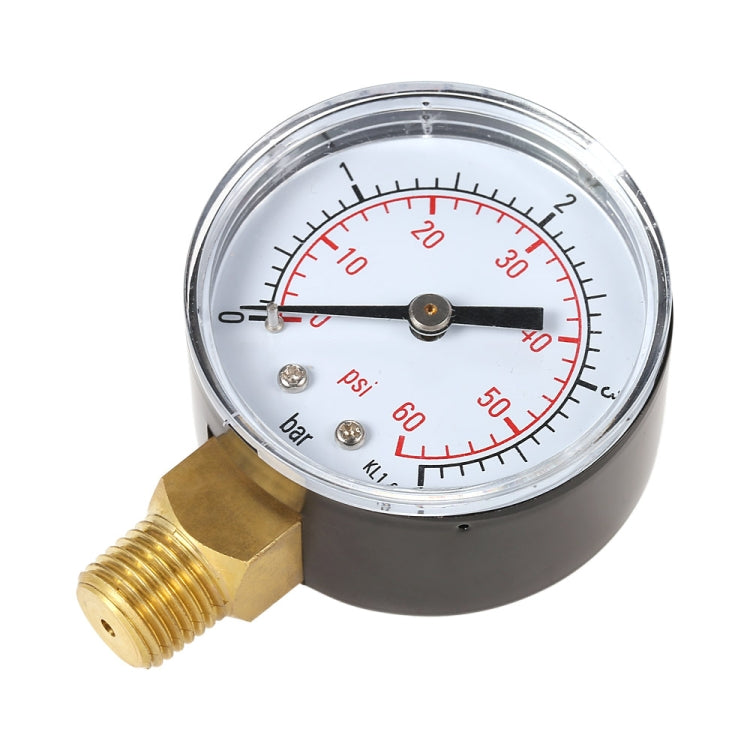 Stainless Steel Shockproof Pool Filter Hydraulic Pressure Gauge - Measuring Tools by PMC TechLife | Online Shopping South Africa | PMC TechLife