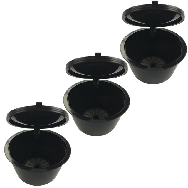3 PCS Coffee Machine Universal Capsule Cup Over-treatment Cup Coffee Filter(Black) - Coffee Tools by PMC TechLife | Online Shopping South Africa | PMC TechLife