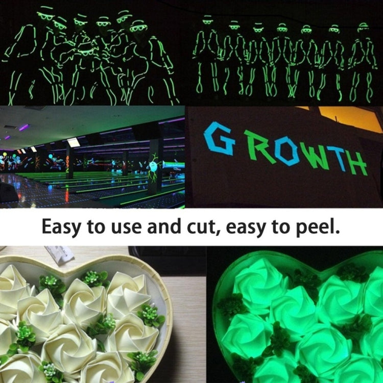 Reflective Glow Tape Self-adhesive Sticker Removable Luminous Tape Fluorescent Glowing Dark Striking Warning Tape(Green 20mmx3m) - free shipping - PMC TechLife - Order now!