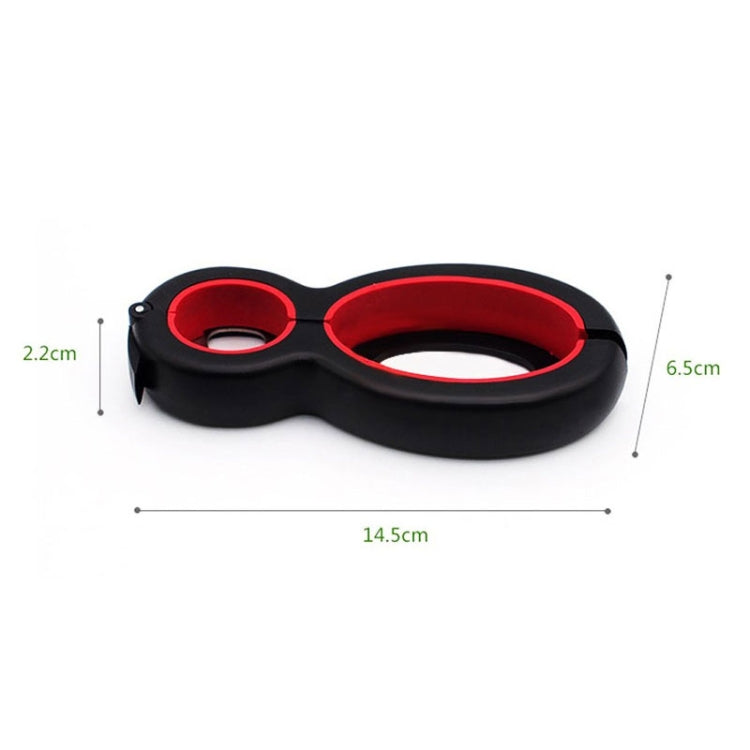 2 PCS 6 in 1 Multi-Function Twist Bottle Opener All in One Jar Gripper Wine Beer Lid Twist Off Jar Opener Claw(Red) - free shipping - PMC TechLife - Order now!