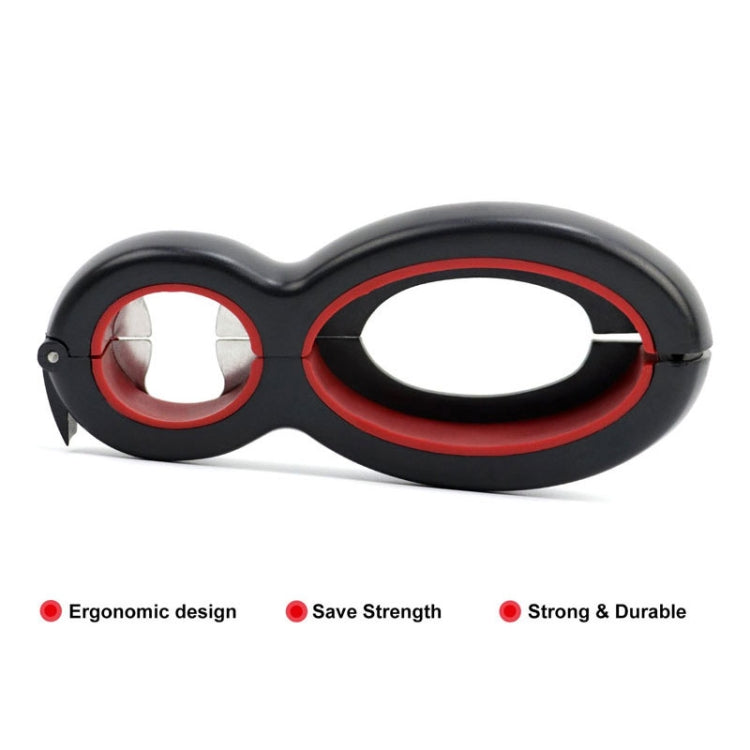 2 PCS 6 in 1 Multi-Function Twist Bottle Opener All in One Jar Gripper Wine Beer Lid Twist Off Jar Opener Claw(Red) - free shipping - PMC TechLife - Order now!