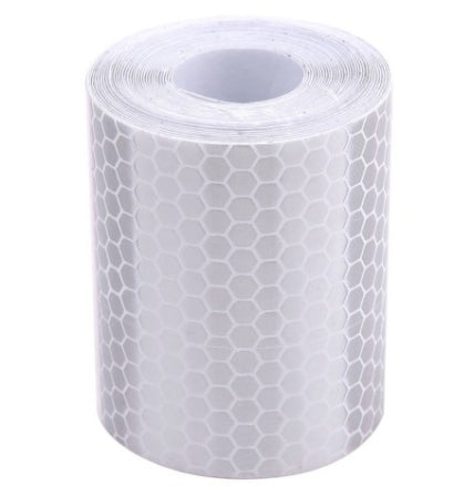 Car Motorcycles Reflective Material Tape Sticker  Safety Warning Tape Reflective Film(White) - free shipping - PMC TechLife - Order now!