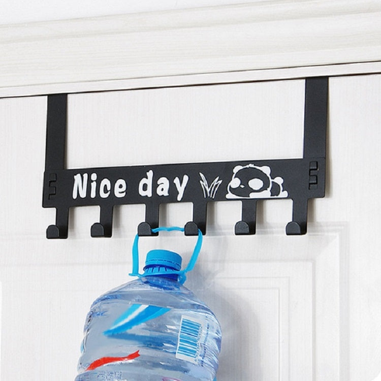 Hook Door Back Coat Hanger Cartoon Wall-mounted Door Hanger(Black) - free shipping - PMC TechLife - Order now!