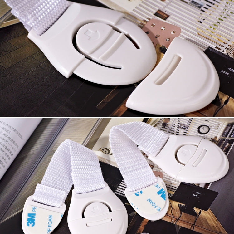 10 PCS/Lot Child Lock Protection Of Children Locking Doors For Children Safety Kids Plastic Lock(White) - Safety Equipment by PMC TechLife | Online Shopping South Africa | PMC TechLife