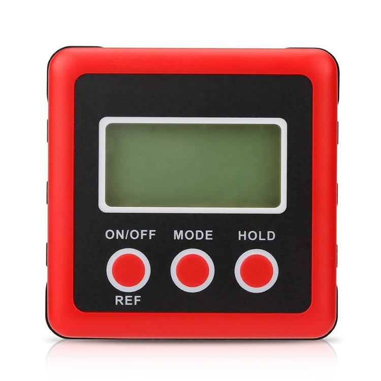 3 Button Mini Precision Magnetic Digital Tilt Box / Tilt Meter / Inclinometer(Red) - Measuring Tools by PMC TechLife | Online Shopping South Africa | PMC TechLife