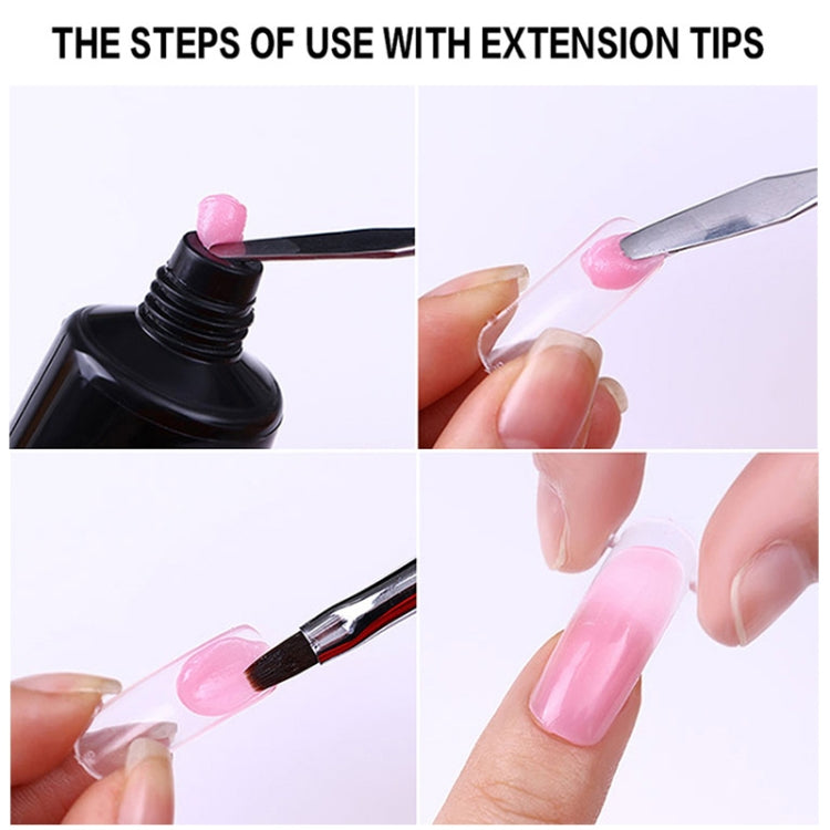 3 PCS Nail Acrylic Poly Gel Pink White Clear Crystal Builder Gel(Transparent) - free shipping - PMC TechLife - Order now!