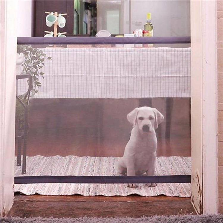 Dog Pet Fences Portable Folding Safe Protection Safety Door Magic Gate For Dogs Cat Pet, Size:180cm x72cm(Beige) - Pet Screen Doors by PMC TechLife | Online Shopping South Africa | PMC TechLife
