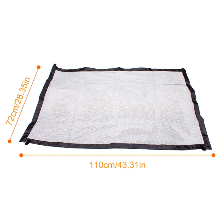 Dog Pet Fences Portable Folding Safe Protection Safety Door Magic Gate For Dogs Cat Pet, Size:110cm x72cm(Black) - Pet Screen Doors by PMC TechLife | Online Shopping South Africa | PMC TechLife | Buy Now Pay Later Mobicred