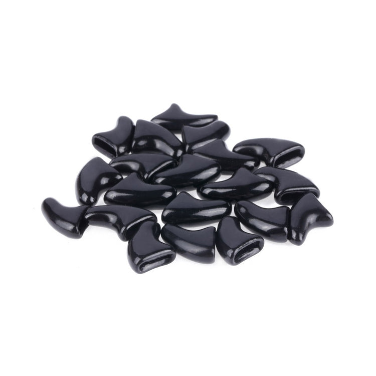 20 PCS Silicone Soft Cat Nail Caps / Cat Paw Claw / Pet Nail Protector/Cat Nail Cover, Size:L(Black) - Protective & Protection by PMC TechLife | Online Shopping South Africa | PMC TechLife | Buy Now Pay Later Mobicred