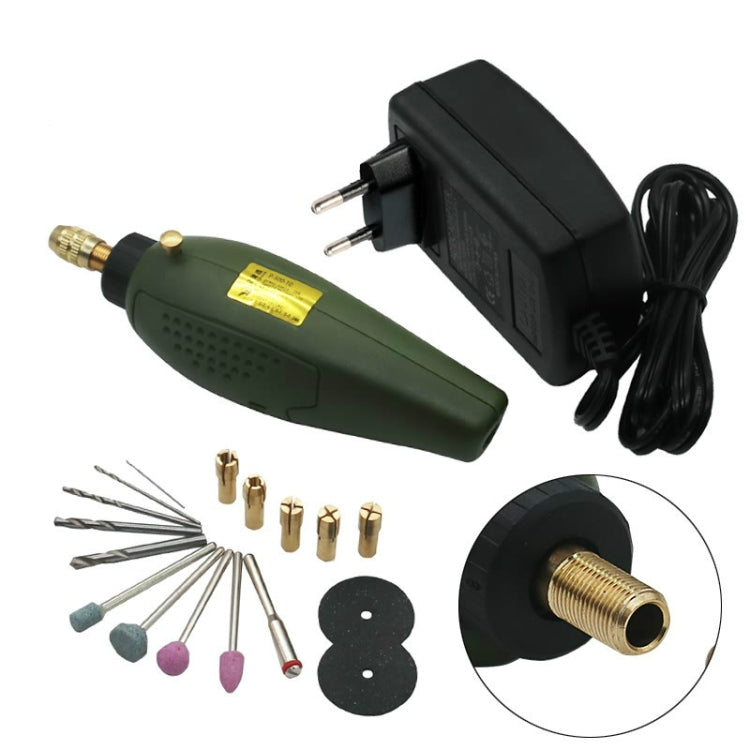 Electric Mini Drill Set Tool for Milling Polishing Drilling Cutting Engraving EU Plug - Abrasive Tools & Accessories by PMC TechLife | Online Shopping South Africa | PMC TechLife