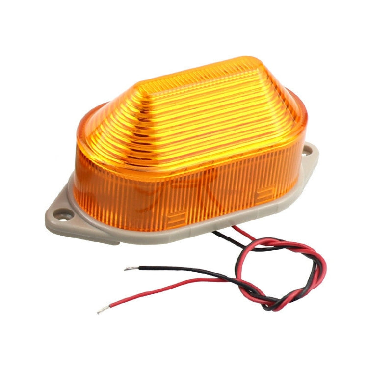 AC220V Led Mini Strobe Signal Warning Light Silent Warning Light(Orange) - Warning Lights by PMC TechLife | Online Shopping South Africa | PMC TechLife