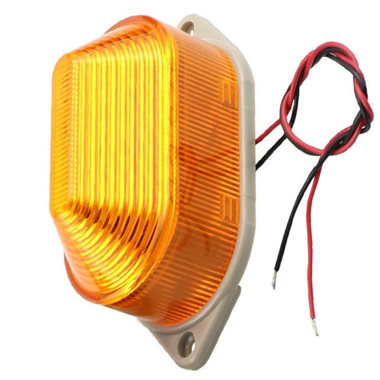 AC220V Led Mini Strobe Signal Warning Light Silent Warning Light(Orange) - Warning Lights by PMC TechLife | Online Shopping South Africa | PMC TechLife