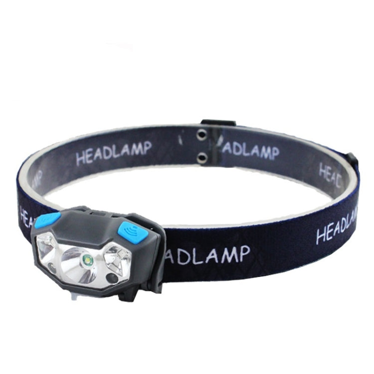 Usb Rechargeable Waterproof Sensor Headlight Outdoor Fishing Light(Black) - free shipping - PMC TechLife - Order now!