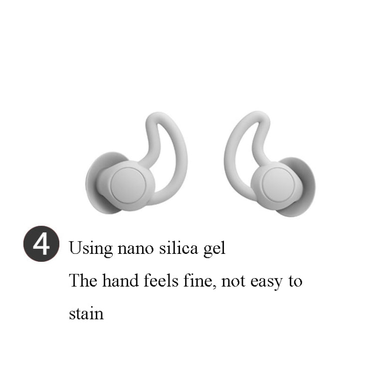 4 PCS / 2 Pair Shark Fin Nnti-falling and Noise-reducing Earplugs Anti-Noise Earplugs For Sleeping Dormitory Noise Cancelling And Noise Prevention Earplugs(Black (3 Layers)) - Earmuff & Pad by PMC TechLife | Online Shopping South Africa | PMC TechLife