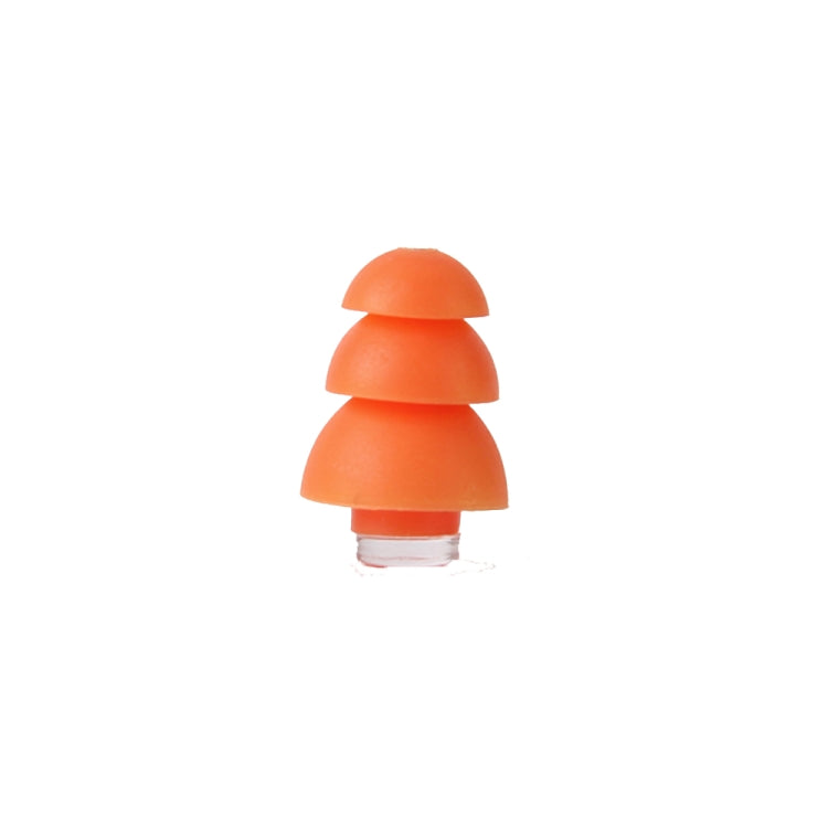 Anti-Noise Sleep Earplugs Silicone Soundproof Earplugs Industrial Noise Cancelling Silent Earplugs(Orange) - Earmuff & Pad by PMC TechLife | Online Shopping South Africa | PMC TechLife
