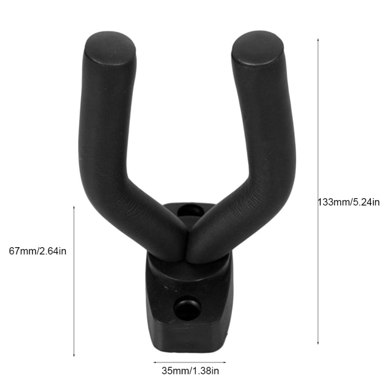 Metal Wall Hook for Guitar / Ukulele(Black) - Other Accessories by PMC TechLife | Online Shopping South Africa | PMC TechLife | Buy Now Pay Later Mobicred