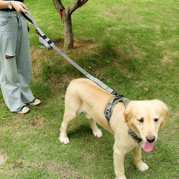 Dog Outdoor Anti-Scourge Traction Rope Nylon Reflective Elastic Stretch Dog Walking Rope( Green) - free shipping - PMC TechLife - Order now!