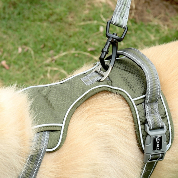 Dog Outdoor Anti-Scourge Traction Rope Nylon Reflective Elastic Stretch Dog Walking Rope( Green) - free shipping - PMC TechLife - Order now!