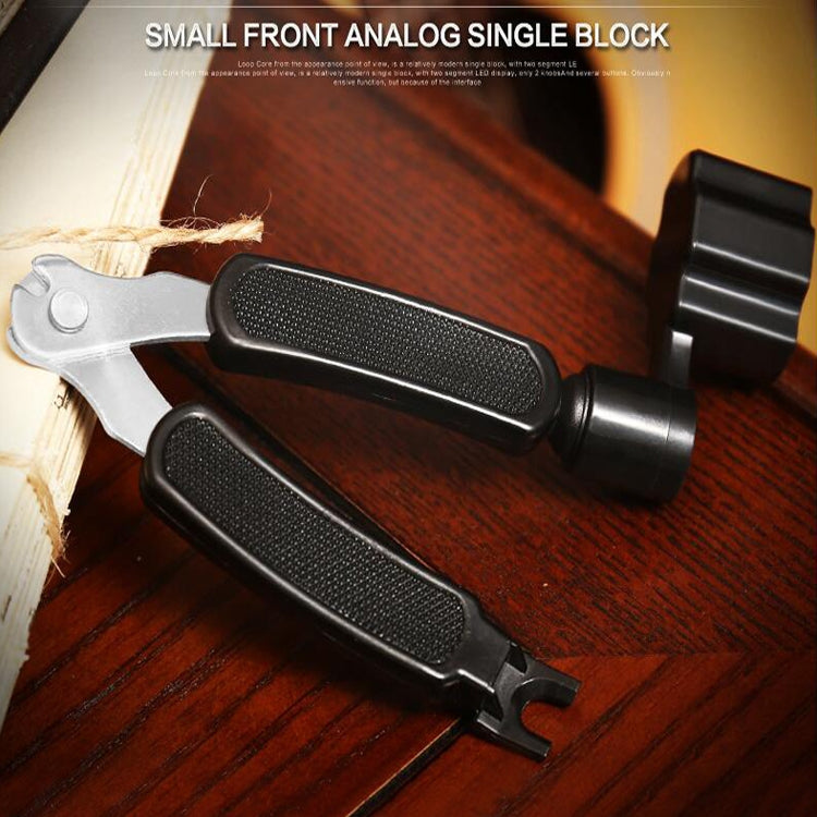 Guitar String Changing Tool Set String Trimmer Winding String Winding Three-in-one Clamp Guitar Accessories(Black Wihout Paper Jam) - Stringed Instruments by PMC TechLife | Online Shopping South Africa | PMC TechLife