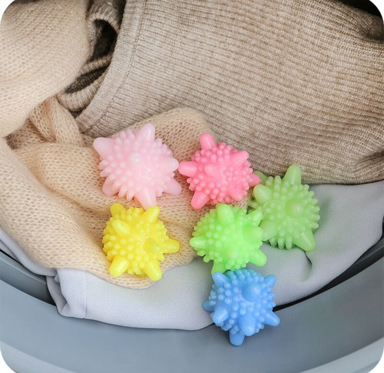 5 PCS Anti-winding Strong Decontamination Laundry Ball Home Washing Machine Starfish Solid Cleaning Ball - Sponges, Cloths & Brushes by PMC TechLife | Online Shopping South Africa | PMC TechLife