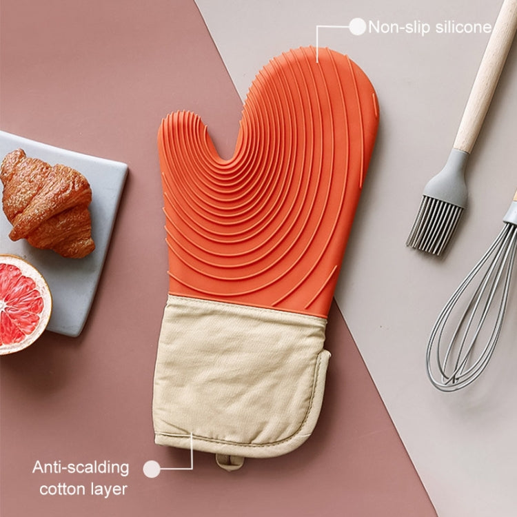 Thickened Silicone Gloves Household Microwave Oven Anti-Scald Insulation Glove(Lake Blue) - Insulation by PMC TechLife | Online Shopping South Africa | PMC TechLife