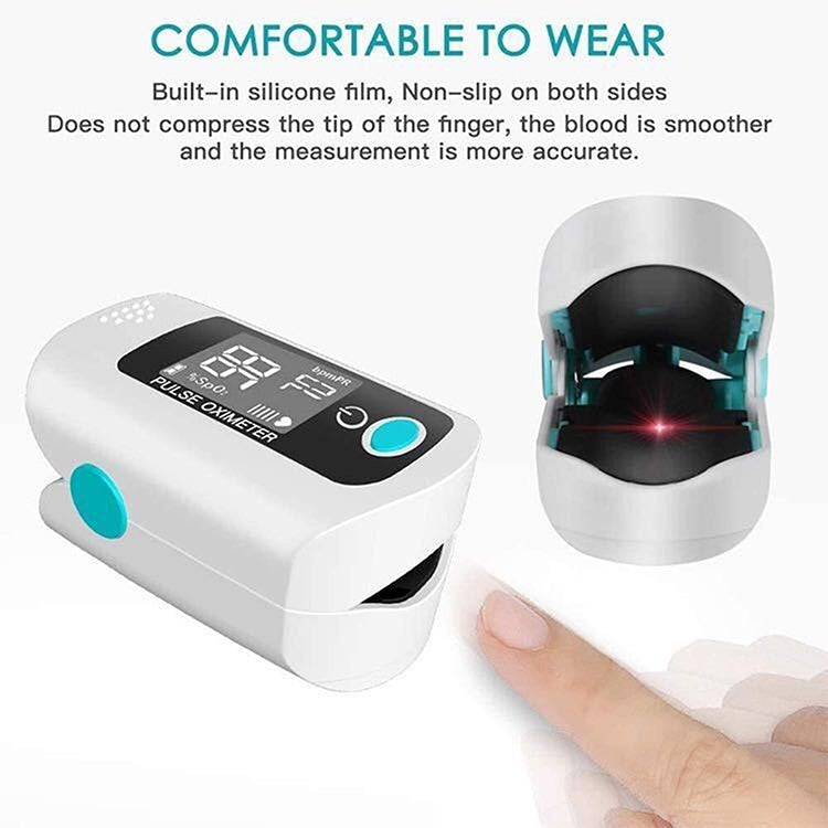 X1805 Oxygen Saturation Detector Medical Monitoring Heart Rate Finger Clip Oximeter (Black) - free shipping - PMC TechLife - Order now!