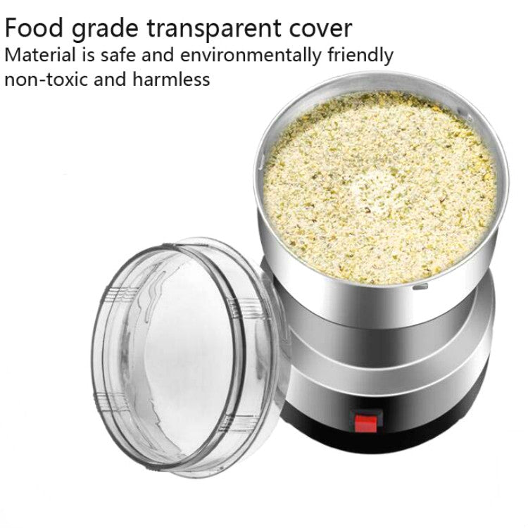 Daisheng Medicinal Material Grinder Powder Machine Household Small Stainless Steel Grinder, Specification:CN Plug(4 Leaf Blade) - Stirrer & Squeezer by PMC TechLife | Online Shopping South Africa | PMC TechLife