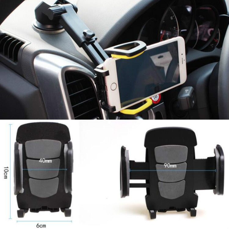 Car Phone Holder Car Air Outlet Mobile Phone Holder Suction Cup Navigation Instrument Panel General, Style:2 in 1(Blue) - Car Holders by PMC TechLife | Online Shopping South Africa | PMC TechLife