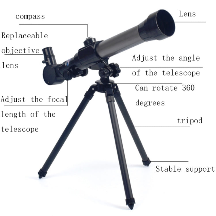 Children Single-Tube Small Astronomical Telescope High-Power High-Definition Science Education Toys - Monocular Binoculars by PMC TechLife | Online Shopping South Africa | PMC TechLife
