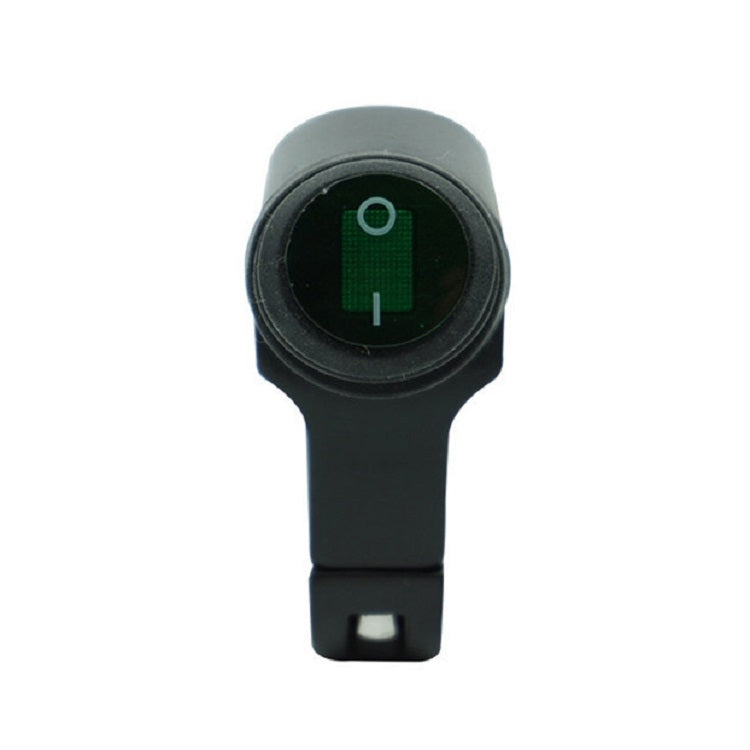 Motorcycle Aluminum Alloy Faucet LED Waterproof Switch Accessories Headlight Switch(Green Light Black) - free shipping - PMC TechLife - Order now!