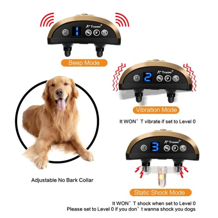 Digital Display Electronic Dog Training Device Pet Training Collar Bark Stop - free shipping - PMC TechLife - Order now!