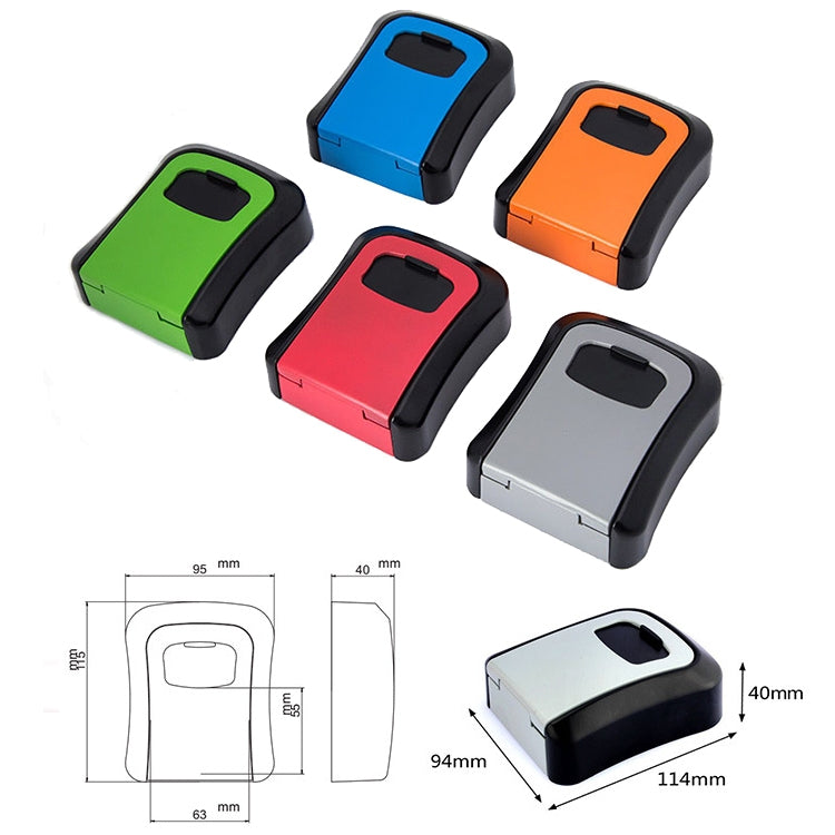 HG2 Arc Wall Mounted Password Key Box(Blue) - Safety Box by PMC TechLife | Online Shopping South Africa | PMC TechLife | Buy Now Pay Later Mobicred