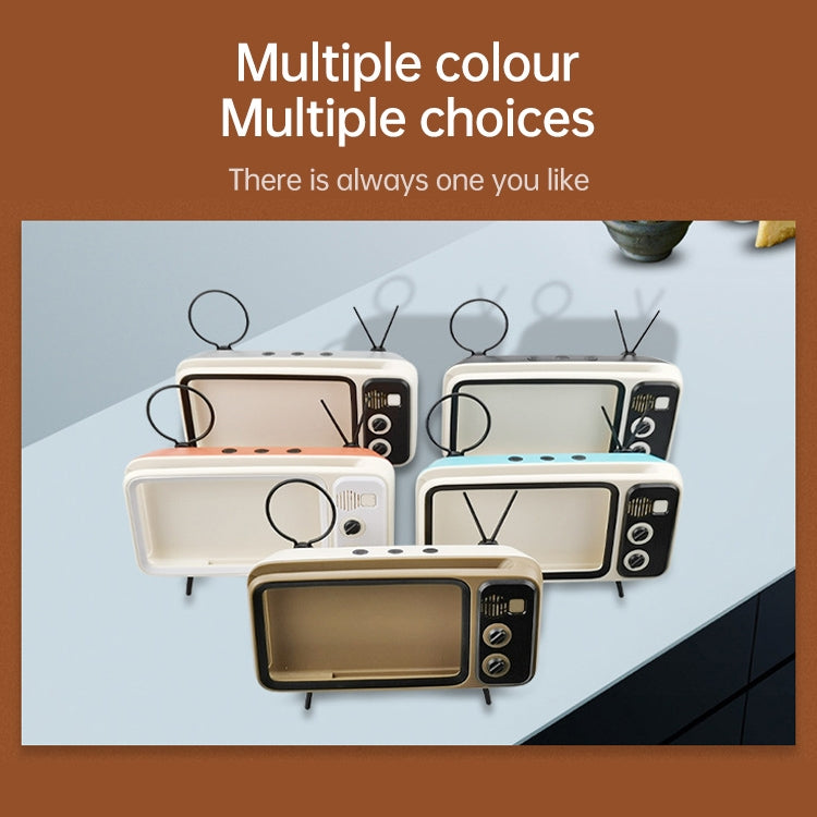 Q02 Retro Desktop Lazy Live TV Phone Holder for 4.7~6.2 inch Display Mobile Phone(Orange) - Desktop Holder by PMC TechLife | Online Shopping South Africa | PMC TechLife