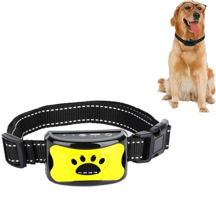Rechargeable Waterproof Intelligent Identification Automatic Lock Bark Stop(Lemon Yellow) - free shipping - PMC TechLife - Order now!