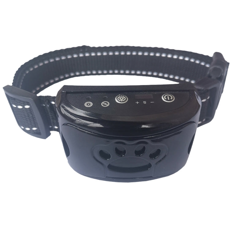 Rechargeable Waterproof Intelligent Identification Automatic Lock Bark Stop(Bright Black) - Training Aids by PMC TechLife | Online Shopping South Africa | PMC TechLife